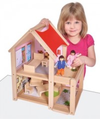 Eichhorn Puppenhaus aus Holz Деревянный кукольный домик
