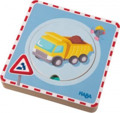 Haba HABA 301648 Holz-Lagenpuzzle Baustelle HABA 301648 строительная площадка головоломки из деревянного слоя