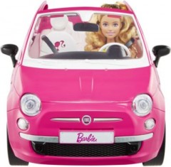 Mattel Barbie Auto Fiat Cabrio (pink) Автомобиль Барби Fiat Convertible (розовый)