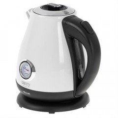 Camry Camry Wasserkocher CR 1344 weiss Elektrischer Wasserkocher mit Thermometer 1.7L, Edelstahl, Wasserstandsanzeige  Чайник Camry CR 1344 белый Электрочайник с термометром 1,7л, нержавеющая сталь, индикатор уровня воды