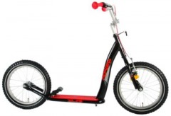 Volare Roller 16 Zoll Schwarz Rot Скутер 16 дюймов Черный Красный