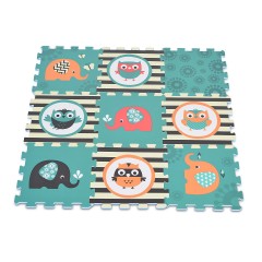MONI Puzzlematte 9 teilig Teilegrosse 31 x 31 cm EVA-Schaum Puzzlematten Коврик-пазл 9 штук Размер 31 x 31 см Коврики-пазлы из пеноматериала EVA
