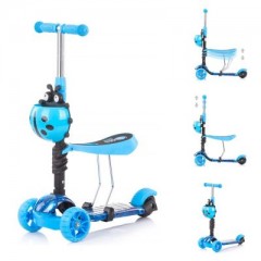 chipolino Kinderroller Kiddy 2 in 1 Rutscher 3 Rader Roller Детский самокат Kiddy 2 в 1 слайд 3 колеса самокат