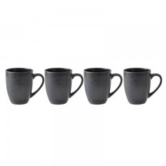 Bitz Bitz Galaxy Black Becher mit Henkel Set 4-tlg. Bitz Galaxy Черная кружка с ручкой, набор из 4 предм.