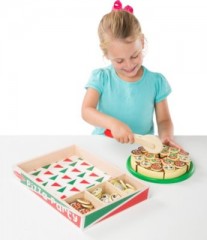 Melissa  Doug Pizza aus Holz Деревянная пицца