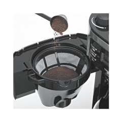 Severin Severin Filterkaffeemaschine Severin KA 4810 Kaffeemaschine Edelstahl (geburstet), Schwarz Fassung  Кофемашина с фильтром Severin Кофемашина Severin KA 4810 нержавеющая сталь (матовая), черный вариант
