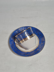 Кофейная пара винтажная Sumer bank, 2 шт., фарфор, Турция, 1970-80гг.