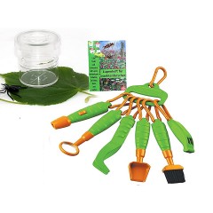 Edu-Toys 6in1 Forscher Set und 5fach Becherlupe Набор исследователей 6 в 1 и 5-кратное увеличительное стекло