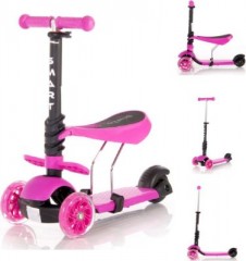 Kinderroller Laufrad 2 in 1 Smart PU Rader Roller Крыльчатка для детского самоката 2 в 1 умный самокат с колесами PU