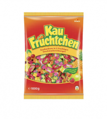 Storck Kaufruchtchen Mix aus Ananas, Orange, Kirsche, Limone &amp; Himbeere Шторк Жевательные Фрукты, Ананас, Апельсин, Вишня, Лимон, Малина, Пакет 1 кг