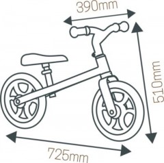 Smoby Laufrad First Bike Первый велосипед импеллера