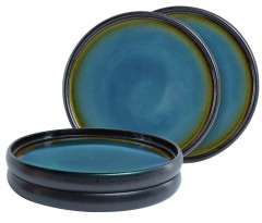 Moritz &amp; Moritz Moritz &amp; Moritz Speiseteller 4-tlg. REACTIV blau Обеденные тарелки Moritz &amp;amp; Moritz 4 шт. РЕАКТИВНЫЙ