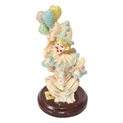 Valentino Винтажная Коллекционная фигурка &quot;Клоун с шарами&quot;, 13см х 7 см, Италия, 1950-60гг.