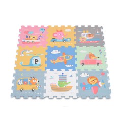 MONI Puzzlematte 9 teilig Teilegrosse 31 x 31 cm EVA-Schaum Puzzlematten Коврик-пазл 9 штук Размер 31 x 31 см Коврики-пазлы из пеноматериала EVA