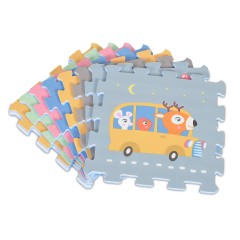 MONI Puzzlematte 9 teilig Teilegrosse 31 x 31 cm EVA-Schaum Puzzlematten Коврик-пазл 9 штук Размер 31 x 31 см Коврики-пазлы из пеноматериала EVA