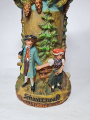 Gunter, Wachs Waren Fabrik Декоративная свеча &quot;Влюбленная пара в лесу&quot;, 23 x 12,5 см, Германия, 1960-70гг.