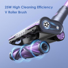 lubluelu lubluelu Akku-Hand-und Stielstaubsauger, 255,00 W, Beutellos, 62dB Ultraleise Anti-Verwicklung VD-VC2206-EU,Akkustaubsauger Kabellos  Беспроводной ручной пылесос lubluelu, 255,00 Вт, без мешка, бесшумный, 62 дБ, с защитой от спутывания VD-VC2206-