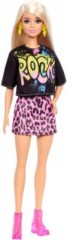 Mattel Barbie Fashionistas Puppe im rockigen T-Shirt und Rock Кукла Barbie Fashionistas в футболке и юбке-рокере