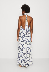 Tommy Hilfiger COASTAL ROPE MAXI HALTER  Maxi dress blue coast COASTAL ROPE MAXI HALTER Платье макси голубое побережье