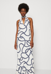 Tommy Hilfiger COASTAL ROPE MAXI HALTER  Maxi dress blue coast COASTAL ROPE MAXI HALTER Платье макси голубое побережье