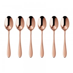 Sambonet Sambonet Velvet - Edelstahl / PVD Kupfer Mokkaloffel Set 6-tlg. Sambonet Velvet - набор ложек для мокко из нержавеющей стали / меди с PVD-покрытием, 6 предм.