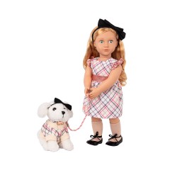 Our Generation Puppe Callista 46cm mit Welpe Styles Кукла Каллиста 46см в стиле щенков