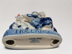 Delft Holland, Делфтский фарфор Коллекционная статуэтка &quot;Парочка на велосипеде&quot; Голландия, 10см х 12см х 3,5см