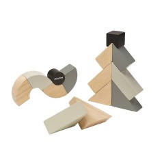 PLANTOYS Construction+Creativity Drehbare Holzklotze Bausteine Строительство+Творчество Вращающиеся деревянные блоки строительные блоки