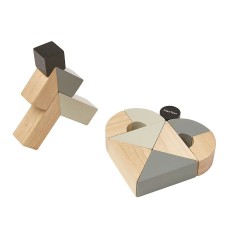 PLANTOYS Construction+Creativity Drehbare Holzklotze Bausteine Строительство+Творчество Вращающиеся деревянные блоки строительные блоки