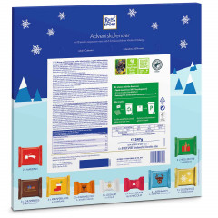 Ritter Sport 2024 Адвент-календарь, 24 сладких сюрприза, 36см х 36см, 347 грамм