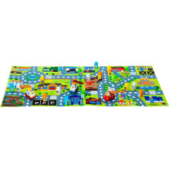 Molto Bausteine Set + Elektroauto + Spielmatte 124 x 75 cm Набор строительных блоков + электромобиль + игровой коврик 124 x 75 см