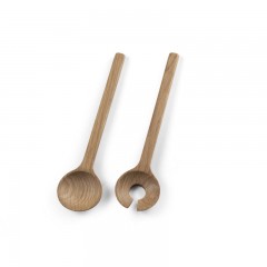 Bitz Bitz Gastro Holz Salatbesteck Set 2-tlg. aus Eiche 24 cm Набор деревянных столовых приборов для салата Bitz Gastro 2 предм. из дуба 24 см