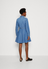 Tommy Hilfiger BELTED DRESS Denim dress lyra ПЛАТЬЕ С ПОЯСОМ Джинсовое платье лира