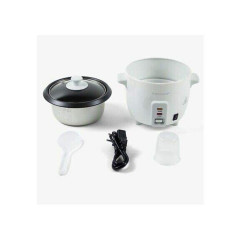 Dunlop Dunlop Reiskocher CFX30 Reiskocher mit Deckel 3in1, Dampfgarer 0,6L Reis Topf 3 Personen, 700 W, Multikocher, Reistopf, Risottokocher, Reisgarer, Schongarer Elektrisch  Рисоварка Dunlop CFX30 рисоварка с крышкой 3-в-1, пароварка 0,6 л рисоварка на 