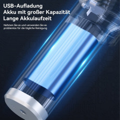 Hikeren Hikeren Akku-Handstaubsauger 6000Pa Handsauger Kabellos Tragbar Staubsauger,Fur Auto Zuhause,120W Schwarz Hikeren беспроводной ручной пылесос 6000Pa ручной пылесос беспроводной портативный пылесос для автомобиля дома 120 Вт