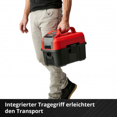 Einhell Einhell Nass-Trocken-Akkusauger TE-VC 18/10 Li-Solo, 900 W, mit Beutel, Power X-Change, ohne Akku und Ladegerat  Беспроводной пылесос Einhell для влажной и сухой уборки TE-VC 18/10 Li-Solo, 900 Вт, с сумкой, Power X-Change, без аккумулятора и заря