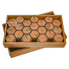 LOGOPLAY Hexadomino fur 2 bis 6 Spieler Гексадомино от 2 до 6 игроков