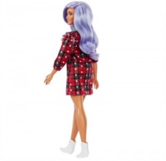 Mattel Barbie Fashionistas Puppe im karierten Kleid Кукла Barbie fashionistas в клетчатом платье