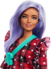 Mattel Barbie Fashionistas Puppe im karierten Kleid Кукла Barbie fashionistas в клетчатом платье