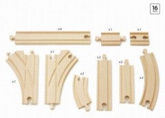 BRIO Grosses Guterbahnhofset inkl. 9 BAHN SCHIENEN Mittleres Schienen-Sortiment Комплект для больших грузовых станций, включая 9 ЖЕЛЕЗНОДОРОЖНЫХ ПУТЕЙ Средний диапазон путей