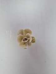 Фигурка винтажная CAPODIMONTE "Роза", коллекционная, 4 х 7 см, Италия, 1960-70гг.