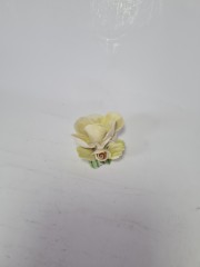 Фигурка винтажная CAPODIMONTE "Роза", коллекционная, 4 х 7 см, Италия, 1960-70гг.