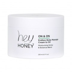 Hey Honey On And On Creme-Ol fur endlose Korpermassage  On And On Крем-масло для бесконечного массажа тела
