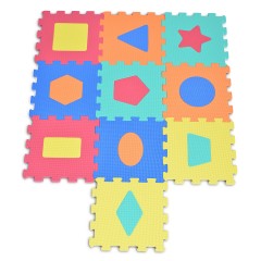 MONI 10 teilig Puzzlematte Teilegrosse 32 x 32 cm EVA-Schaum Puzzlematten Коврик-пазл из 10 частей