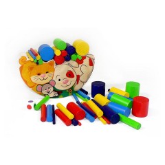 HESS Holzspielzeug Balancespiel Katze  Hund Деревянная игрушка баланс игра кошка собака