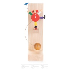Spielzeug Schaukel-Clown Akrobat mit Teller  Hohe ca 17 cm NEU Игрушка-качалка акробат с тарелкой Высота около 17 см НОВИНКА