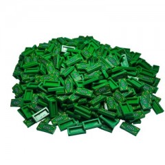 LEGO LEGO Geldschein 1x2 Fliese - Grun 3069bpx7 - 100x Плитка LEGO Banknote 1x2 — зеленый 3069bpx7 — 100x