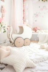 Kinderfeets Retro Puppenwagen aus Holz Коляска ретро кукольная из дерева