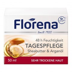 Florena Tagespflege Sheabutter &amp; Arganol  Дневной уход Масло ши и арганол