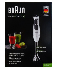 Braun Braun Stabmixer MQ 3100WH MultiQuick 3 Stabmixer Погружной блендер Braun MQ 3100WH MultiQuick 3 Погружной блендер